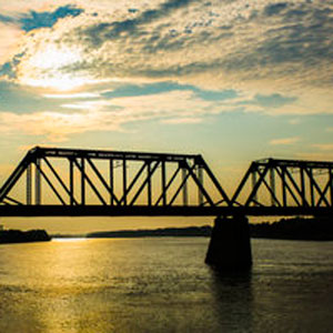 Bridge Sunset Water